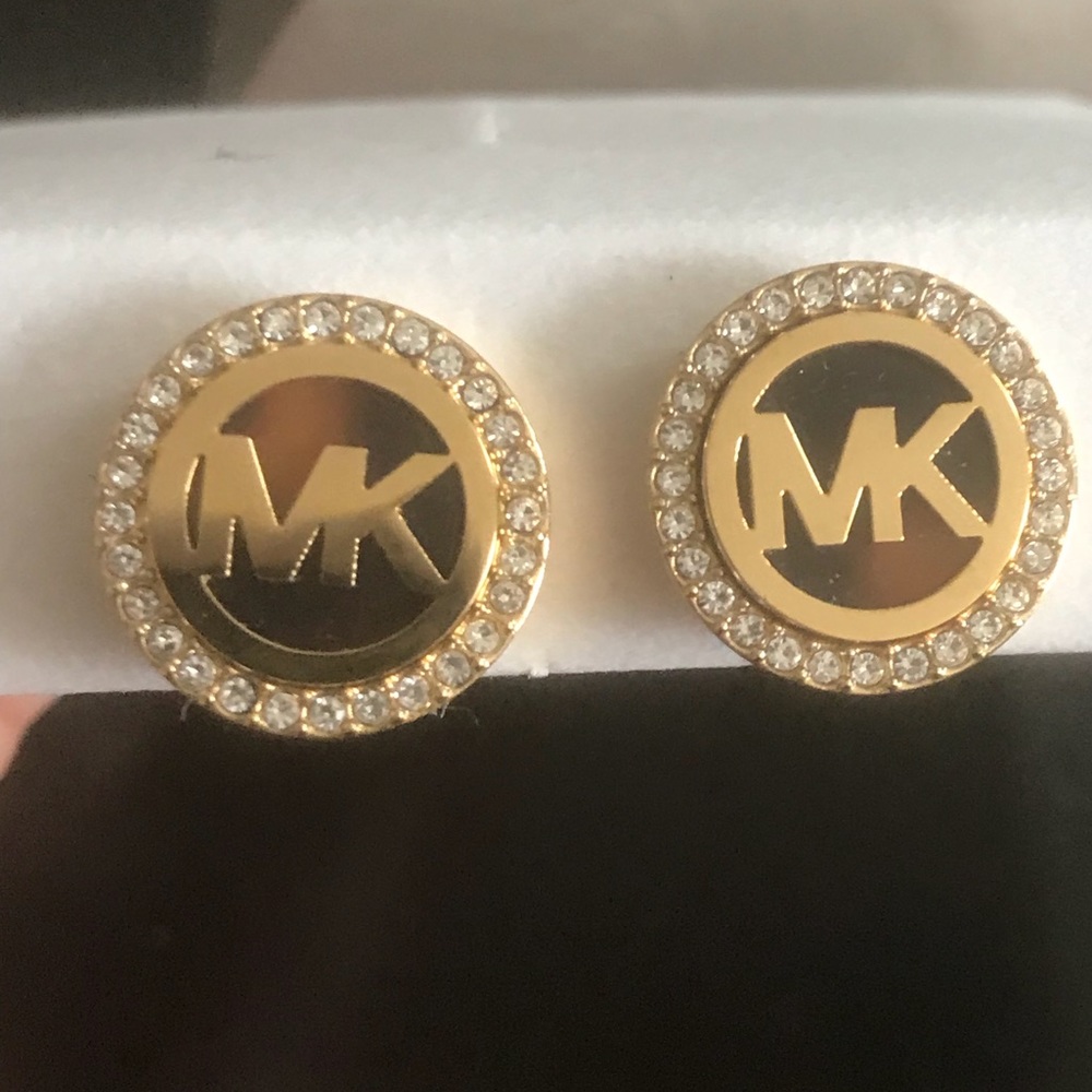 Michael kors earrings with clip backs